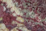 Polished Pink Dumortierite with Quartz Slab - Nevada #371048-1